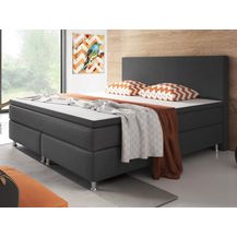 Bild für Boxspringbett Berlin 180x200 cm Webstoff Anthrazit