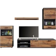 Bild für Wohnwand Mango in Used Wood Shabby und Matera grau 246 cm