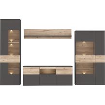 Bild für FORTE 'Como' Wohnwand mit LED Beleuchtung