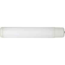 Bild für Eglo 94987 Badezimmer Spiegelleuchte Bari 1 in weiß Glas gerillt 2X25W L:35cm mit Schalter und Steckdose