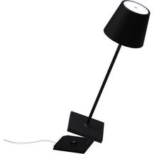 Bild für Zafferano Poldina Pro Black Limited Edition Kabellose LED-Tischlampe Wiederaufladbar Touch-Dimmer