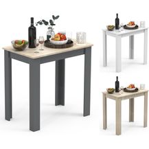 Bild für VCM Esstisch Esal 918341 Sonoma-Eiche H. 76 x B. 80 x T. 50 cm