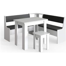Bild für Eckbankgruppe Roman Weiß 150 x 150 cm mit Tisch Vicco