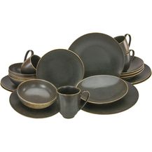 Bild für CreaTable 22408 Kombiservice Rusty für 4 Personen, Porzellan, mehrfarbig (1 Set, 20-teilig)