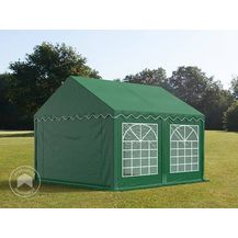 Bild für Party-Zelt Festzelt 3x4 m Garten-Pavillon -Zelt PVC Plane 700 N in dunkelgrün Wasserdicht