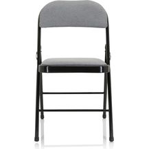 Bild für hjh OFFICE Besucherstuhl Konferenzstuhl TUDELA II Stoff Hellgrau