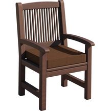 Bild für sunnypillow Bankauflage Stuhlkissen mit abnehmbarem Bezug Bankkissen Bankpolster Polsterauflage Auflage für Gartenbank (50 x 50 x 5 cm, Braun)