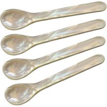 Bild für Edzard Perlmuttlöffel oder Kaviarlöffel rund (4-teilig)