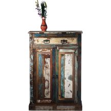 Bild für RIVERBOAT Hochkommode Altholz Bunt