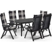 Bild für Shaf Milano 7-tlg. Outdoor-Essgruppen-Set 