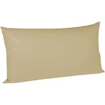 Bild für Fleuresse Mako-Satin-Kissenbezug uni colours Farbe beige 2043 40 x 80 cm