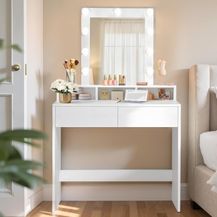 Bild für Vasagle Schminktisch mit LED-Beleuchtung und Spiegel