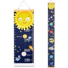 Bild für Beinou Messlatte Kind Baby Wachstum Stabelle Holzwand Lineal 7,9 '' x 79 '' Leinwand Höhenmessung für Kinderzimmer Holzrahmen Wandbehang Solarraum Planet