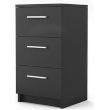 Bild für Nachttisch Schwarz 38 x 66 cm Vicco