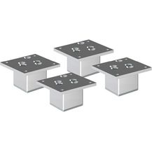 Bild für sossai® Möbelfuß Aluminium Möbelfüße, (4-St)
