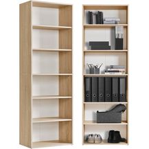 Bild für mokebo® Regal in Braun aus Holz 'Der Bücherwurm'