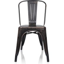 Bild für hjh OFFICE Besucherstuhl Konferenzstuhl VANTAGGIO COMFORT OUTDOOR Metall Schwarz/Gold