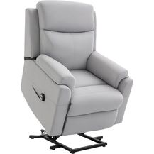 Bild für HOMCOM elektrischer Aufstehsessel Sessel mit Aufstehhilfe für Senior Relaxsessel TV Sessel mit schlaffunktion und aufstehhilfe Fernsehsessel Liegefunktion Leinen-Touch Grau 83 x 89 x 102 cm