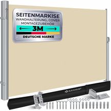Bild für KESSER® Alu-Seitenmarkise Ausziehbar & Blickdicht 