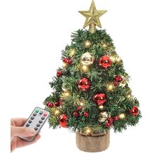 Bild für Yorbay Künstlicher Weihnachtsbaum Mini Weihnachtsbaum mit warmweiß LEDs