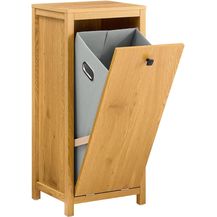 Bild für SoBuy Wäscheschrank BZR96 Wäschesammler mit ausklappbarem Wäschetruhe Wäschekorb Badschrank