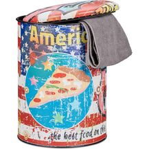 Bild für Runde Sitztonne Vintage mit Motiv