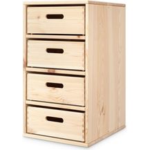 Bild für Ehrenkind Kinderregal Aufbewahrungssystem für das Kinderzimmer aus hochwertigem Holz