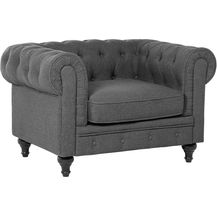 Bild für Sessel Polsterbezug grau CHESTERFIELD