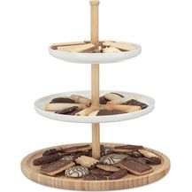 Bild für Etagere Bambus und Keramik