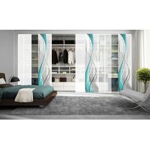 Bild für HOME WOHNIDEEN Schiebegardine CARLISLE, Klettband (1 St)