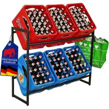 Bild für PROREGAL® Flaschenregal Getränkekistenregal BALDENEYSEE für 6 Kästen Kastenregal Kastenständer