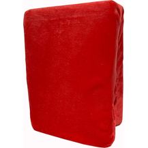 Bild für Leonado Vicenti Spannbettlaken Rot 90x200-100x200 warme kuschelige Winter Premium Cashmere Touch Teddy Bettlaken Fleece Plüsch Betttuch
