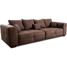 Bild für Cavadore Big Sofa Mavericco / Großes Sofa im modernen Design in Lederoptik / Inklusive Rückenkissen und Zierkissen / 287 x 69 x 108 cm (BxHxT)