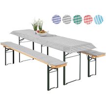 Bild für heimtexland Hussen-Set Bierzeltgarnitur Polster Auflagen Set 3-teilig