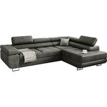 Bild für Möbel48 Ecksofa Miami mit Schlaffunktion, Big Sofa, Ecksofa mit Bettkästen (Rechte Ottomane, Gute Qualität des Stoffes)