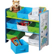 Bild für Kesper Kinder Aufbewahrungsregal 'Dino' inkl.9 Textilschubladen