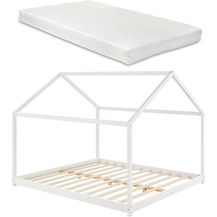 Bild für Kinderbett Cerro 160x200 cm mit Kaltschaummatratze Weiß [en. casa]