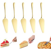 Bild für Coonoor Kuchenheber Fünfteiliges Set Edelstahl-Kuchenheber mit gezacktem Rand