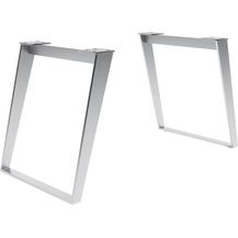 Bild für Tischbeine Edelstahl Schräg (2er-Set)