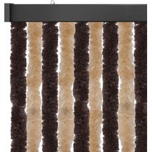 Bild für Flauschvorhang 120x220 Unistreifen beige