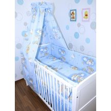 Bild für Primawela Babybettwäsche Baby Bettset- 6 teiliges mit 420 Nestchen Vollstoff Himmel Bettwäsche