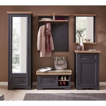 Bild für Garderoben Set JASMIN GH84 Farbton Graphit 5-teilig