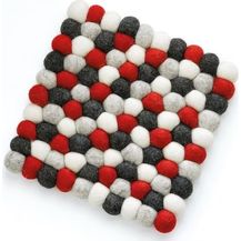 Bild für Untersetzer LANA ROSSO quadratisch