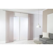 Bild für Homing Flächenvorhang Manhatten 60x245cm braun Vorhang Wohnzimmer Schlafzimmer