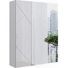 Bild für Badspiegelschrank Irma Weiß/Weiß Hochglanz 60 x 75 cm Vicco