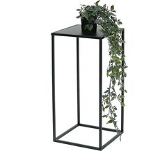 Bild für DanDiBo Blumenhocker Metall Schwarz Eckig 50 cm Blumenständer Beistelltisch 96312 S Blumensäule Modern Pflanzenständer Pflanzenhocker