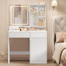 Bild für VASAGLE Schminktisch mit LED-Beleuchtung