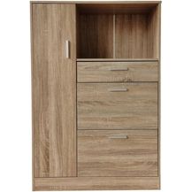 Bild für HTI-Line Küchenbuffet Küchenschrank Kombi L Blanca (Stück, 1-St, 1 Küchenschrank Kombi L Blanca)