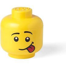 Bild für Room Copenhagen 'LEGO Storage Head Silly' Aufbewahrungsbox gelb klein