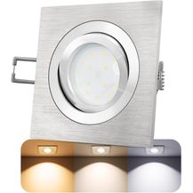 Bild für SSC-LUXon LED Einbaustrahler QF-2 Alu LED-Einbauspot flach schwenkbar mit LED-Modul 230V